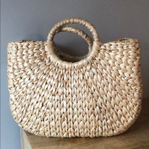 Straw Beach Bag